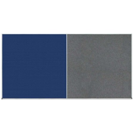 United Visual Products Enclosed Corkboard, 1 Door, 18"x24", 4" Fra UV3414-BLACK-CLOUD